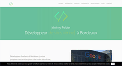Desktop Screenshot of jeremy-peltier.com